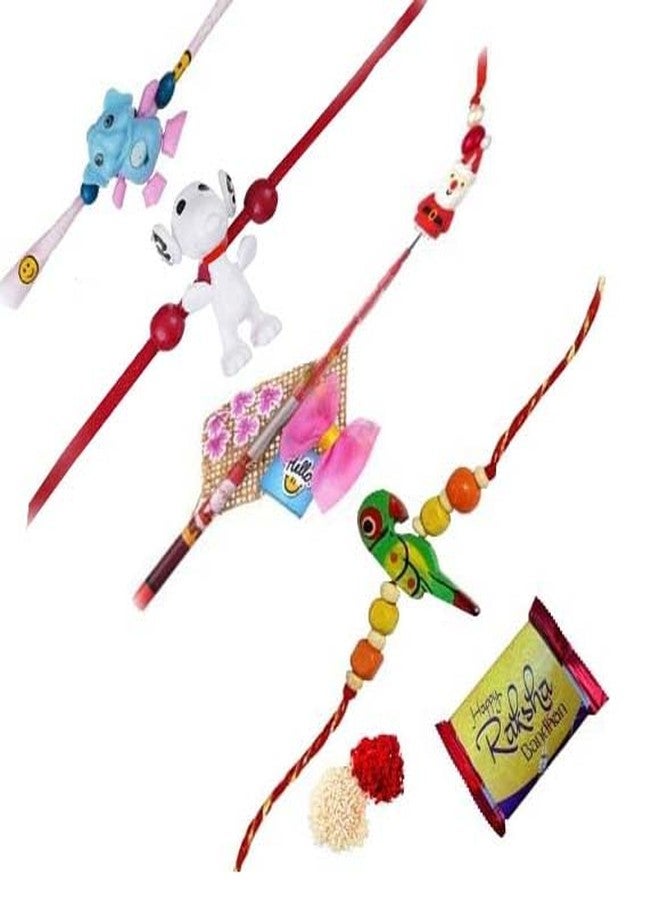 iinfinize Magical Kids Rakhi Combo Colorful Playful Designer Celebration Rakhi Festival With Siblings - Image 1